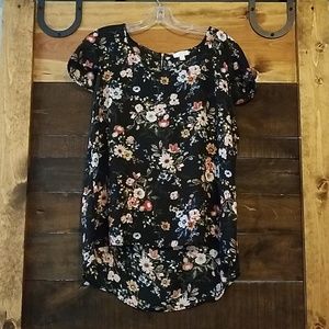 Floral print blouse